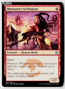 MTG Monastery Swiftspear [KTK - 118] LP - Image 2
