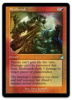 Skullcrack (Retro Frame) #341 (Foil) (NM) Ravnica Remastered RVR Magic MTG - Image 1