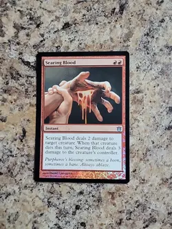 MTG Magic [x1] Searing Blood [x1] FOIL Born of the Gods M/NM - Image 1