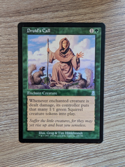 MTG Druid's Call The List - Odyssey 239/350 NM Original Print - Image 1