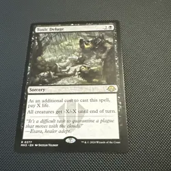 Wizards Toxic Deluge Rare Sorcery Black Regular Modern Horizons 3 English - Image 1