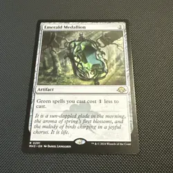 MTG Modern Horizons 3, Emerald Medallion #0291, Rare - Image 1