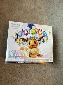 Pokemon TCG Scarlet Violet Prismatic Evolutions ETB Elite Trainer Box New Sealed - Image 1