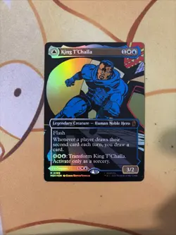 King T'Challa (Borderless) (0399) Marvel Super Heroes Foil - Image 1