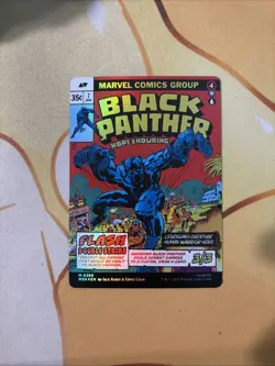 King T'Challa (Borderless) (0399) Marvel Super Heroes Foil - Image 2