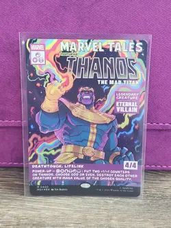 Thanos The Mad Titan Comic Book Foil M0400 NM MAGIC THE GATHERING MARVEL MTG - Image 1