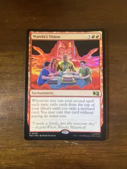 Wanda's Vision 708 Commander: Marvel Super Heroes Foil NM - Image 1