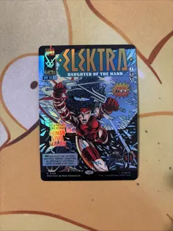 Elektra, Daughter of the Hand (Borderless) (0395) Marvel Super Heroes Foil - Image 1