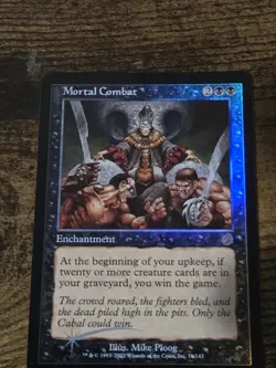 Mortal Combat FOIL - MTG Magic the Gathering - Torment - Image 1