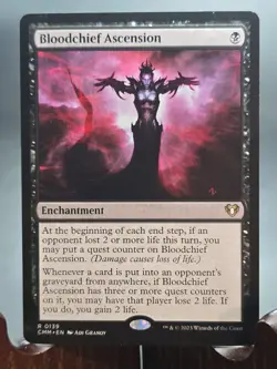 Bloodchief Ascension Commander Masters MTG Regular Moderately Played - Image 1