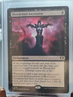 Bloodchief Ascension Commander Masters MTG Regular Moderately Played - Image 3