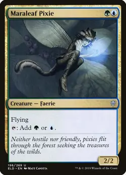 Magic the Gathering (mtg): ELD: Maraleaf Pixie (x 4) - Image 1