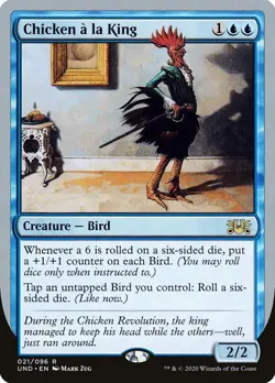 Magic the Gathering (mtg): UND: Chicken a la King (x 4) - Rare - Image 1