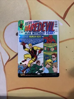 Daredevil, Man Without Fear (Borderless) (0398) Marvel Super Heroes Foil - Image 1