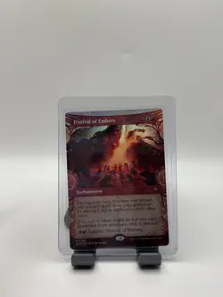 MTG, Festival of Embers FOIL $3 ORDER MIN 316 (Showcase) Bloomburrow Foil - Image 1