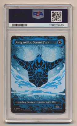 PSA 10 MTG Magic The Gathering Battle Pose Neon Ink Aang, Swift Savior GEM MINT! - Image 2