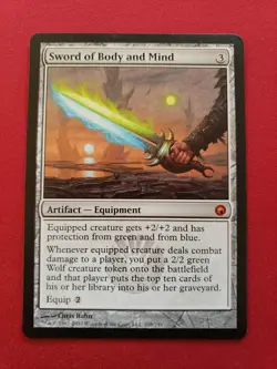 Sword Of Body And Mind Scars Of Mirrodin #208 MtG - Image 1