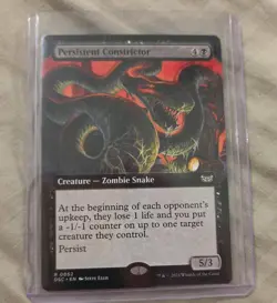 Persistent Constrictor (Extended Art) - 52 - NM - Commander: Duskmourn: House... - Image 1
