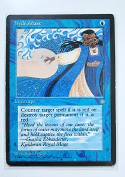 Magic The Gathering Hydroblast Ice Age 1995 MTG Instant LP/NM - Image 1