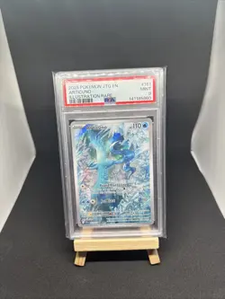 Pokemon TCG Journey Together Articuno Card 161/159 Illustration Rare, PSA 9 - Image 1