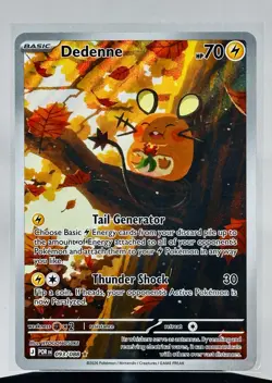 Dedenne 093/088 IR Perfect Order (POR)(ME3) Illustration Rare Pokemon Card NM - Image 2