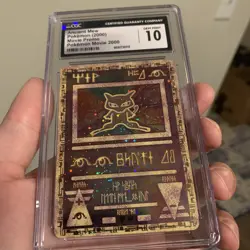 CGC 10 Ancient Mew 2000 Movie Promo Pokemon Card SWIRL! - Image 1