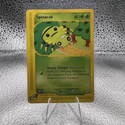 Spinarak 111/147 - Aquapolis Non Holo Pokemon Card LP - Image 1