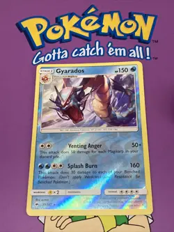 33/147 | Gyarados Reverse Holo | Burning Shadows | Pokemon Card | LP - Image 1