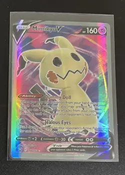Mimikyu V 148/163 Full Art Ultra Rare Battle Styles Pokemon Card Holo NM - Image 1