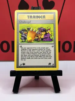 Challenge! 74/82 Team Rocket 1st edition Non Holo Uncommon WOTC Pokemon Card - Image 2