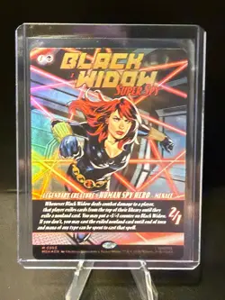 Black Widow, Super Spy (Borderless) (0393) Marvel Super Heroes Foil - Image 1