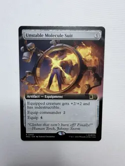 Unstable Molecule Suit (Extended Art) 0457 - Marvel Super Heroes MSC - MTG NM/M - Image 1