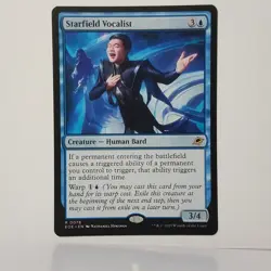 Starfield Vocalist MTG EOE 0078 Rare NM Blue Warp Panharmonicon Magic - Image 1