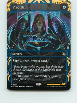 Preordain - R21 - MTG - Secrets of Strixhaven: Mystical Archive (SOA) - Image 1