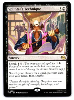 Splinter's Technique 0080 TMNT Magic: The Gathering NM - Image 1