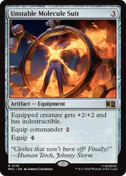 MTG Marvel Super Heroes Commander - Unstable Molecule Suit - Image 1