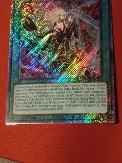 Yugioh! Sky Striker Mobilize - Linkage RA03-EN274 - Platinum Secret Rare NM - Image 3