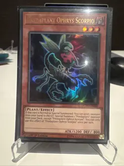Predaplant Ophrys Scorpio [DUPO-EN066] Ultra Rare Near Mint 1st Edition - Yugioh - Image 1