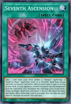 Seventh Ascension RA04-EN098 1st ED Yu-Gi-Oh! ULTRA RARE - Image 1
