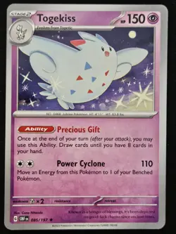 Togekiss 085/197 S&V Obsidian Flames Non Holo Rare Prerelease Pokemon 2023 NM - Image 1