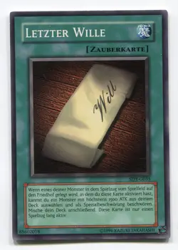Yu-Gi-Oh! Letzter Wille Common SDY-G035 - Image 1