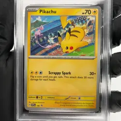 PSA 9 Pokemon Card Pikachu 190 SVP Gym Promo 2024 English Karte [9] - Image 3