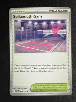 Spikemuth Gym #169/182 SV Destined Rivals Uncommon Pokemon 2025 TCG Card - Image 1