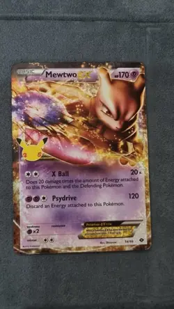 Mewtwo EX - 54/99 - Ultra Rare - Celebrations - Pokemon Card - Image 1