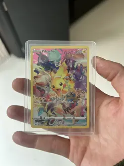 Clean nm Pokemon TCG Pikachu Crown Zenith Holo Card 160/159 Secret Rare - Image 1