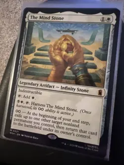 The Mind Stone NM M #0021 Magic the Gathering Legendary Artifact Infinity Stone - Image 1