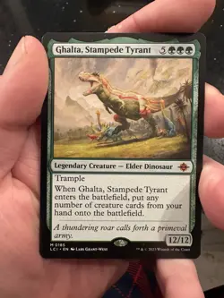 Ghalta, Stampede Tyrant - LCI - NM - Magic The Gathering - MTG - Image 1