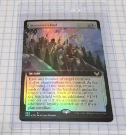 MTG - Semester's End - Extended Art FOIL Strixhaven Magic the Gathering - Image 1