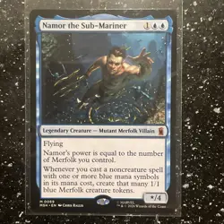 MTG Namor the Sub-Mariner M#69 Non-Foil Marvel Super Heroes Magic: The Gathering - Image 1