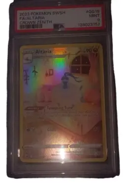 PSA 9: 2023 POKEMON SWORD AND SHIELD CROWN ZENITH GG19 FULL ART/ALTARIA - Image 2